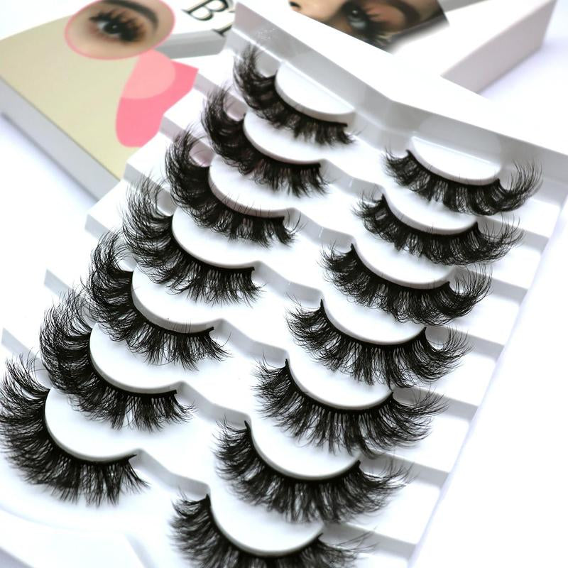 Thick and Curly False Eyelashes, Trending Products, Natural Look Eyelash Extensions, Eye Cosmetic Product for Women for Daily Live, Lash Clusters, Lash Clusters Kit, Eyelash Extensions Kit