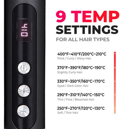 TYMO RING Plus Hair Straightener Comb - Effortless Styling with Comfort Grip & Negative Ionic Technology