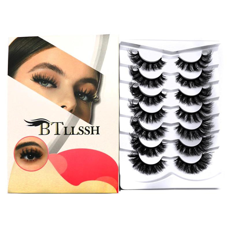 Thick and Curly False Eyelashes, Trending Products, Natural Look Eyelash Extensions, Eye Cosmetic Product for Women for Daily Live, Lash Clusters, Lash Clusters Kit, Eyelash Extensions Kit